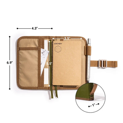 LOCHBY Field Journal Mini - Olive