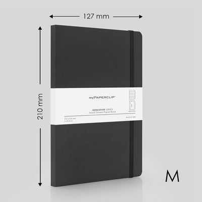 myPAPERCLIP Executive Series Notebook Medium - Ruled