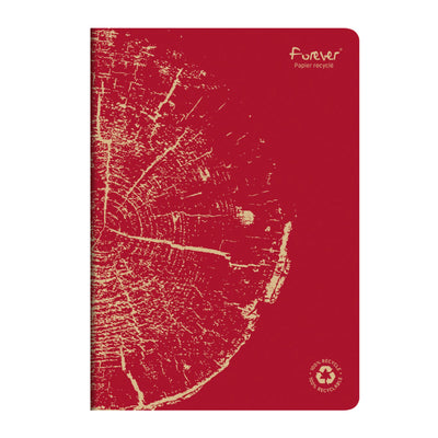 Clairefontaine Forever Notebook 100% Recycled A4 Lined - Red