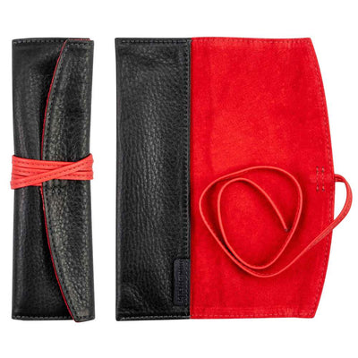 Pilot Pensemble Leather Single Pen Roll - Red