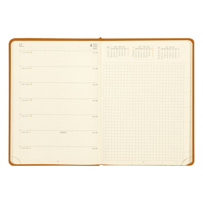 Rhodia 2027 Hard Cover A5 Weekly Horizontal Webplanner - Orange