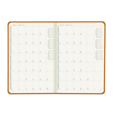 Rhodia 2027 Hard Cover A5 Weekly Horizontal Webplanner - Orange