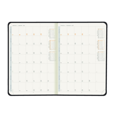 Rhodia 2027 Hard Cover A5 Weekly Horizontal Webplanner - Black