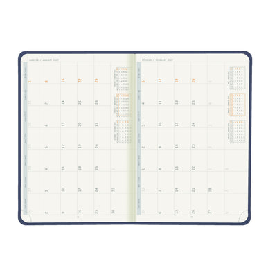 Rhodia 2027 Hard Cover A5 Weekly Horizontal Webplanner - Sapphire