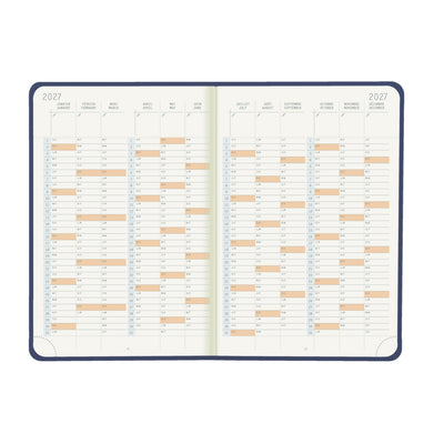 Rhodia 2027 Hard Cover A5 Weekly Horizontal Webplanner - Sapphire