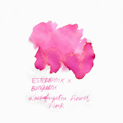 Esterbrook Ink Bottle 30ml - BUNGU Box Kachofugetsu Pink