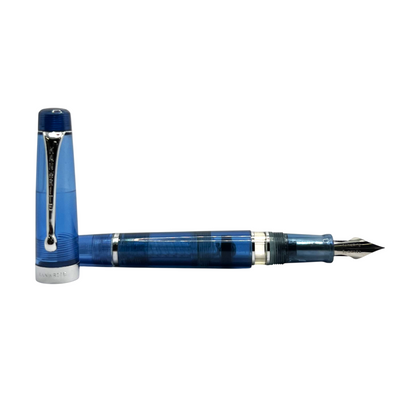 Kanwrite Heritage Fountain Pen - Crystal Blue / Chrome Trim