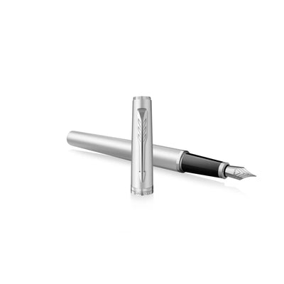 Parker Meridian Fountain Pen - Chrome / Chrome Trim