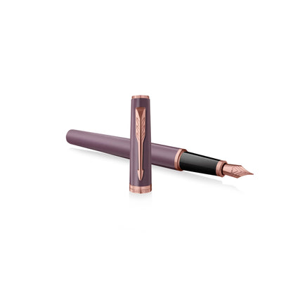 Parker Meridian Fountain Pen - Purple / Pink Gold Trim