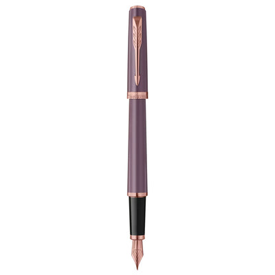 Parker Meridian Fountain Pen - Purple / Pink Gold Trim