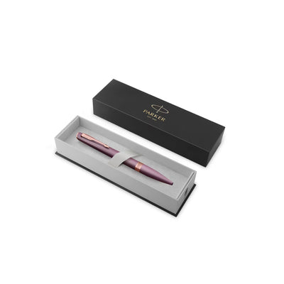Parker Meridian Ballpoint Pen - Purple / Pink Gold Trim