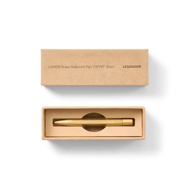 Legendar LGNDR Ballpoint Short Pen - Brass