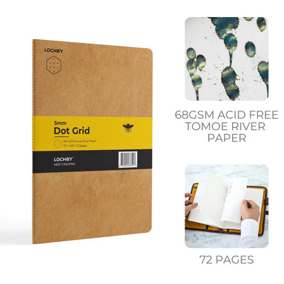 LOCHBY B5 Journal Notebook - Dot Grid