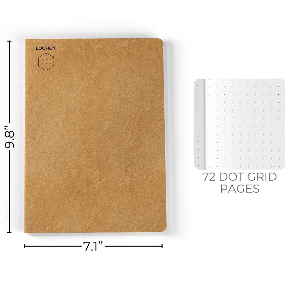 LOCHBY B5 Journal Notebook - Dot Grid