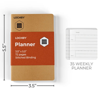 LOCHBY Pocket Journal Notebook - Planner
