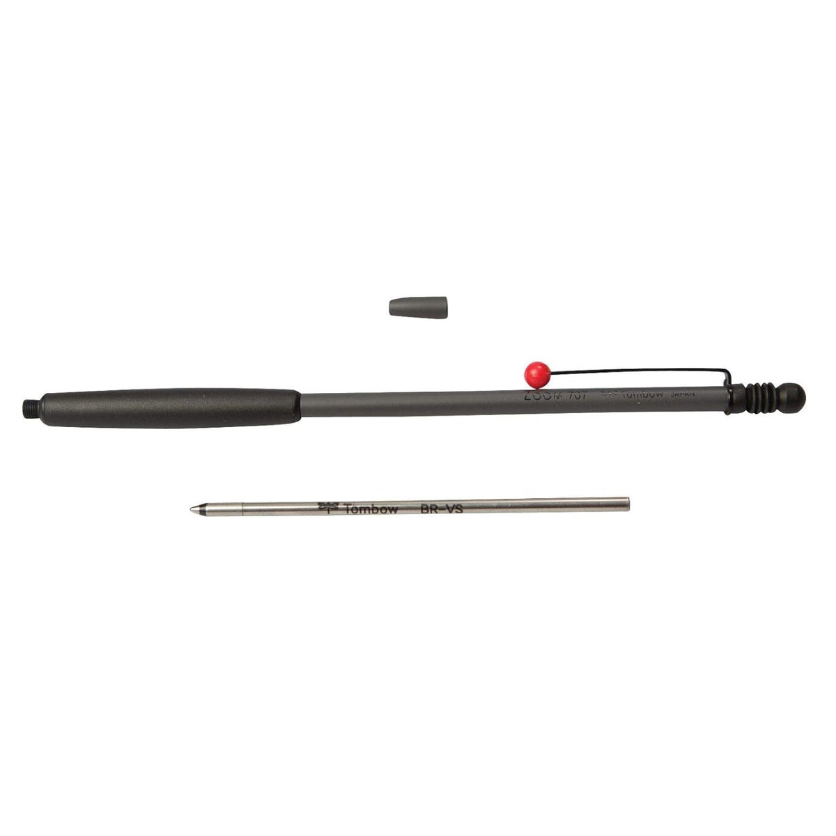 Tombow Zoom 707 Ballpoint Pen - Grey / Black