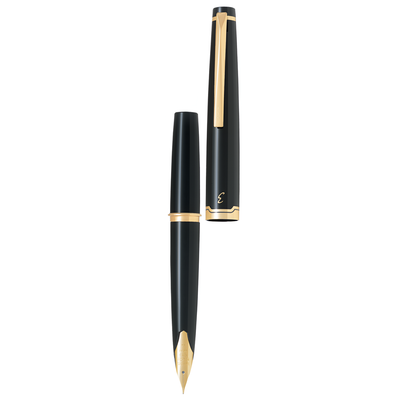 Pilot E95s Fountain Pen - Black / Gold Trim