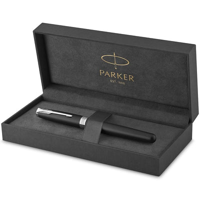 Parker Sonnet Fountain Pen - Matte Black / Palladium Trim