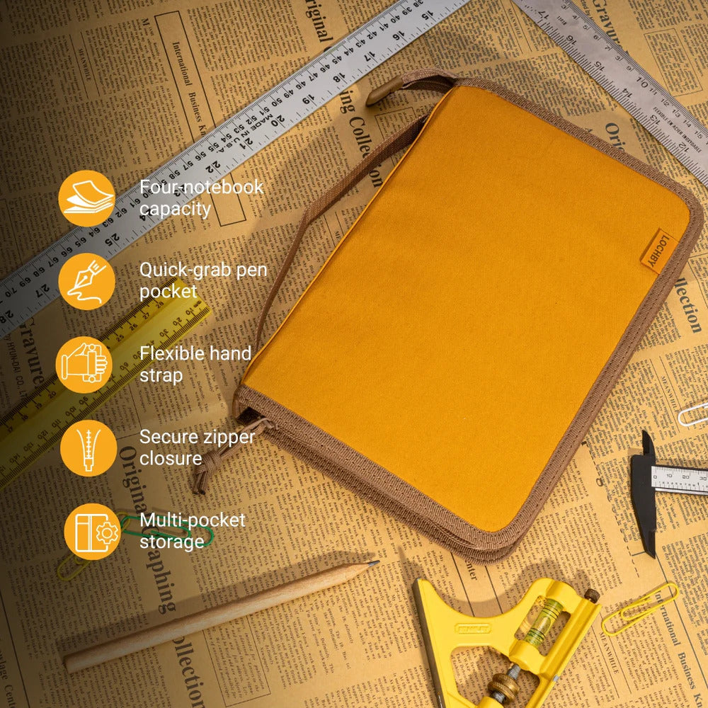 LOCHBY Field Folio A5 - Mustard