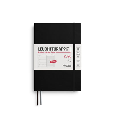 Leuchtturm 1917 Weekly Planner 2026 + Notebook - A5 Soft Cover