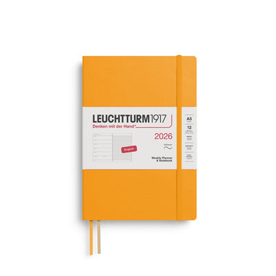 Leuchtturm 1917 Weekly Planner 2026 + Notebook - A5 Soft Cover