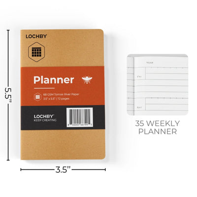 LOCHBY Pocket Journal Notebook - Planner