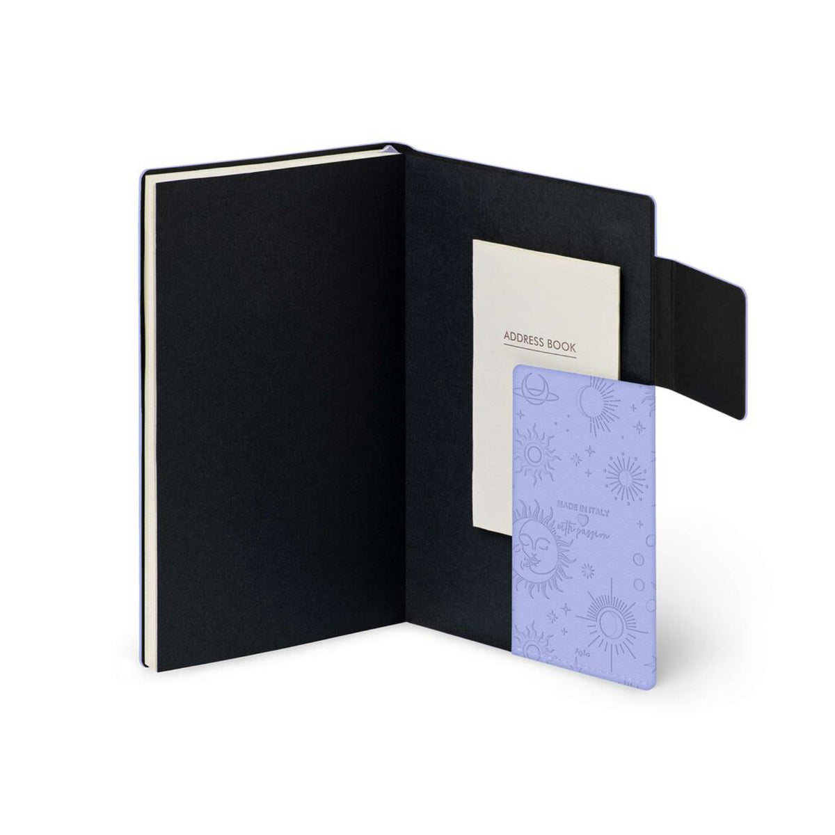 Legami 2027 Medium Weekly Diary / Notebook - Cosmic Lilac