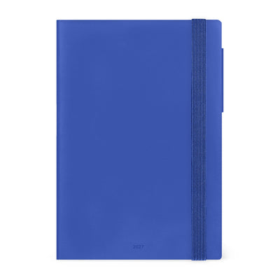 Legami 2027 Medium Weekly Diary / Notebook - Ecletic Blue