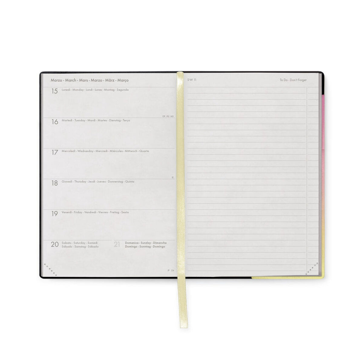 Legami 2027 Medium Weekly Diary / Notebook - Sunrise Lover