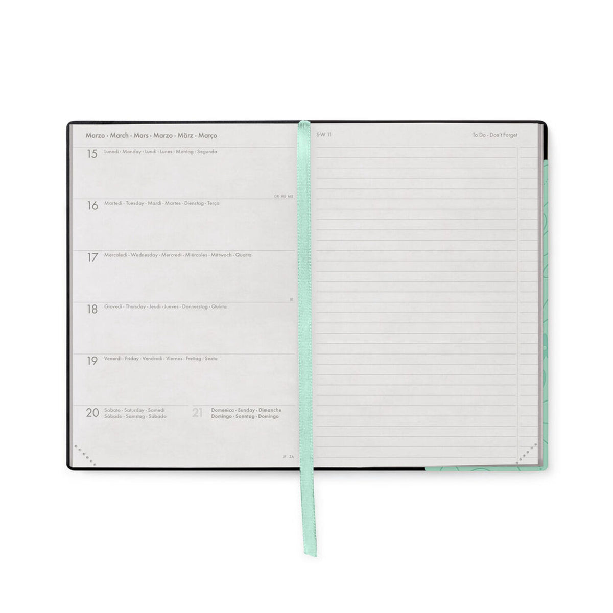 Legami 2027 Medium Weekly Diary / Notebook - Botanical Garden
