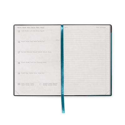 Legami 2027 Medium Weekly Diary / Notebook - Deep Teal