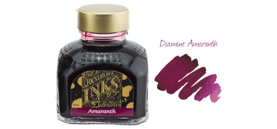 Diamine Ink Bottle 80ml - Burgundy Shades - Assorted Colours