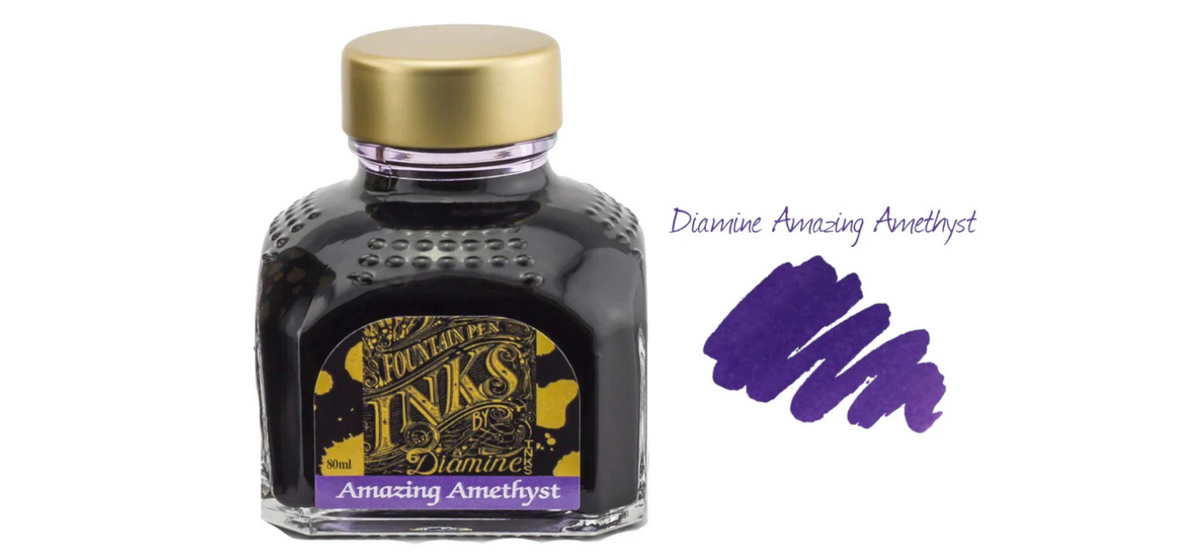 Diamine Ink Bottle 80ml - Purple Shades - Assorted Colours