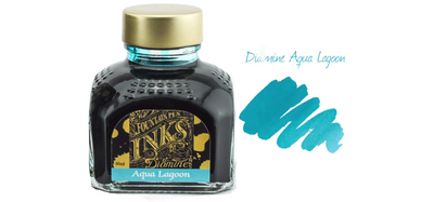 Diamine Ink Bottle 80ml - Turquoise Shades - Assorted Colours