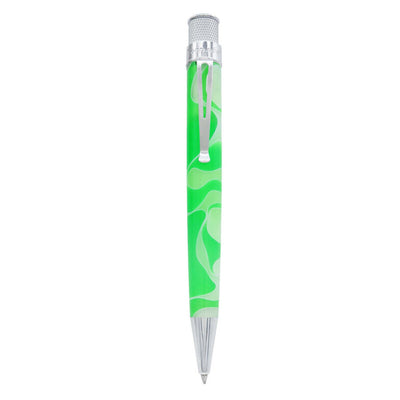 Retro 51 Tornado Acrylic Cosmic Rollerball - Green and White
