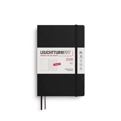 Leuchtturm 1917 Weekly Planner 2026 + Notebook - B6+ Soft Cover