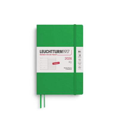 Leuchtturm 1917 Weekly Planner 2026 + Notebook - B6+ Soft Cover