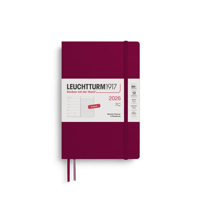 Leuchtturm 1917 Weekly Planner 2026 + Notebook - B6+ Soft Cover