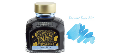 Diamine Ink Bottle 80ml - Turquoise Shades - Assorted Colours