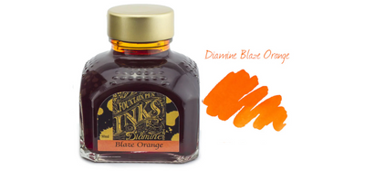 Diamine Ink Bottle 80ml - Orange Shades - Assorted Colours
