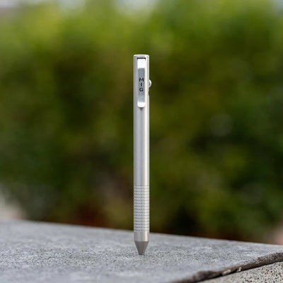 MIG Model 1 Bolt Action Ballpoint Pen - Titanium Grid