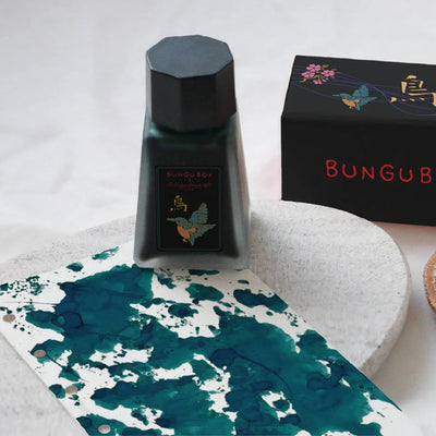 Esterbrook Ink Bottle 30ml - BUNGU Box Kingfisher Teal