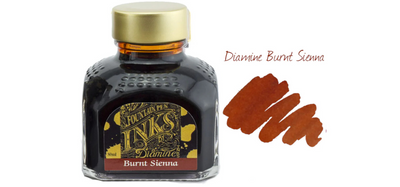 Diamine Ink Bottle 80ml - Brown Shades - Assorted Colours