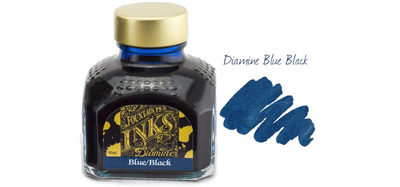 Diamine Ink Bottle 80ml - Blue-Black Shades - Assorted Colours