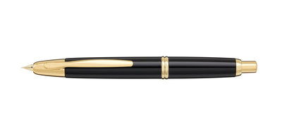 Pilot Capless Fountain Pen - Black / Gold Trim