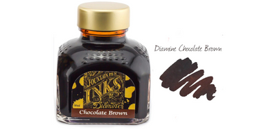 Diamine Ink Bottle 80ml - Brown Shades - Assorted Colours