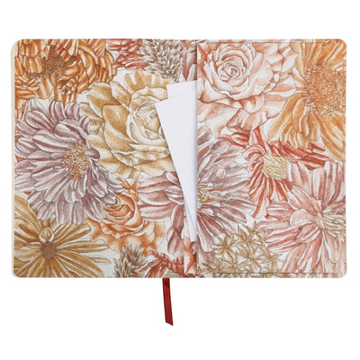 Rhodia Notebook Soft Cover A5 Lined - Orange Botanique