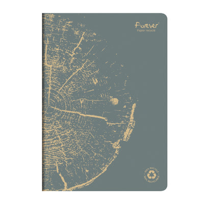 Clairefontaine Forever Notebook 100% Recycled A4 Lined - Grey