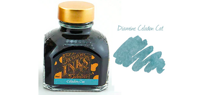 Diamine Ink Bottle 80ml - Green Shades - Assorted Colours