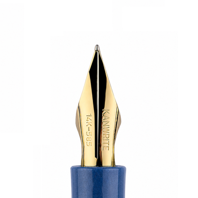 Kanwrite Mozart 14kt Fountain Pen - Deep Blue Sea